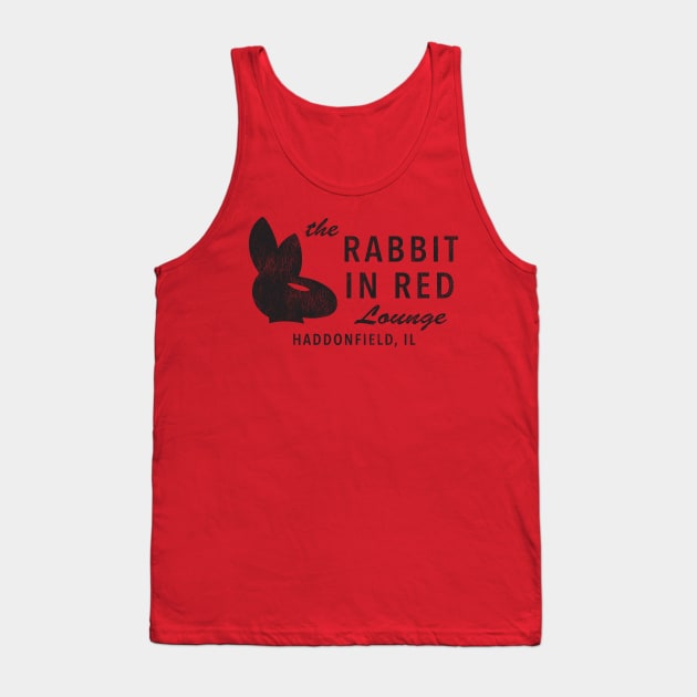 Rabbit In Red Lounge Tank Top by AnimalatWork